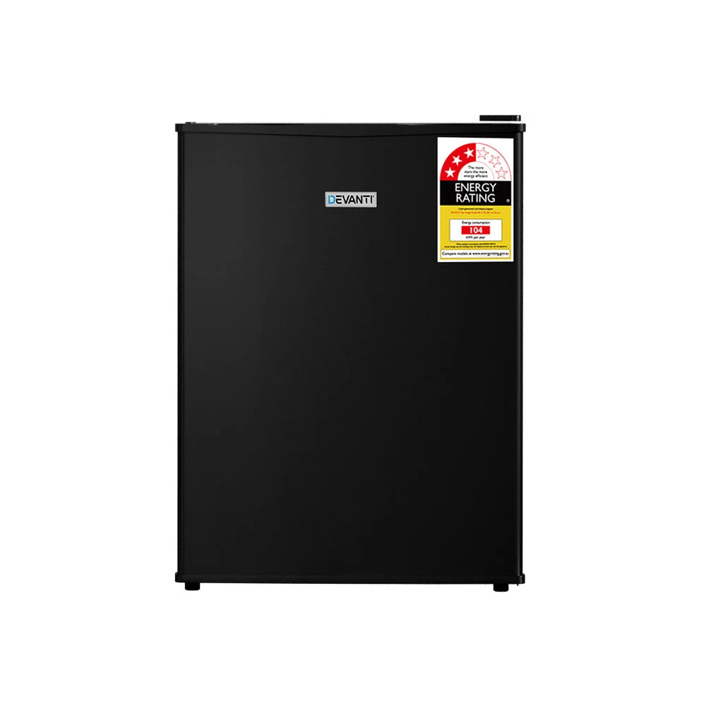 Mini Bar Fridge 70L Portable - Black - Fridges