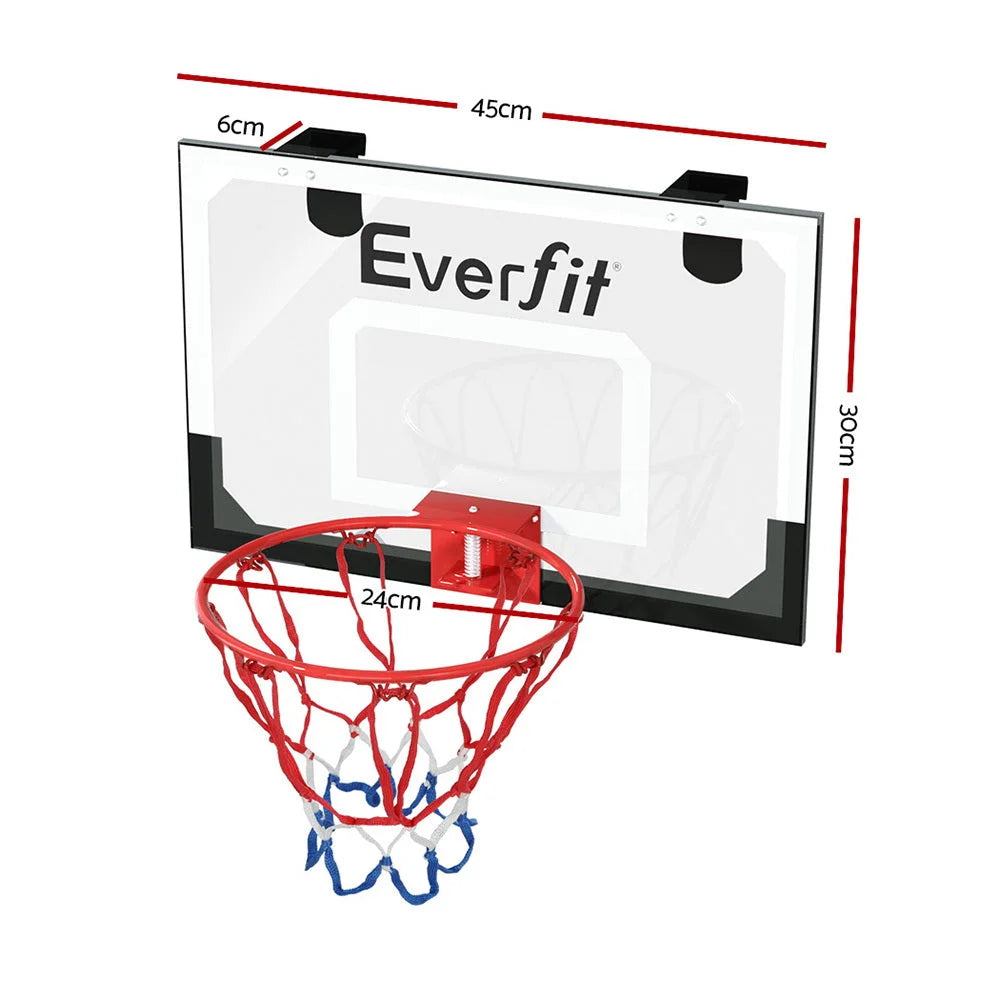 Mini Basketball Hoop 23’’ Backboard Door Wall Mounted