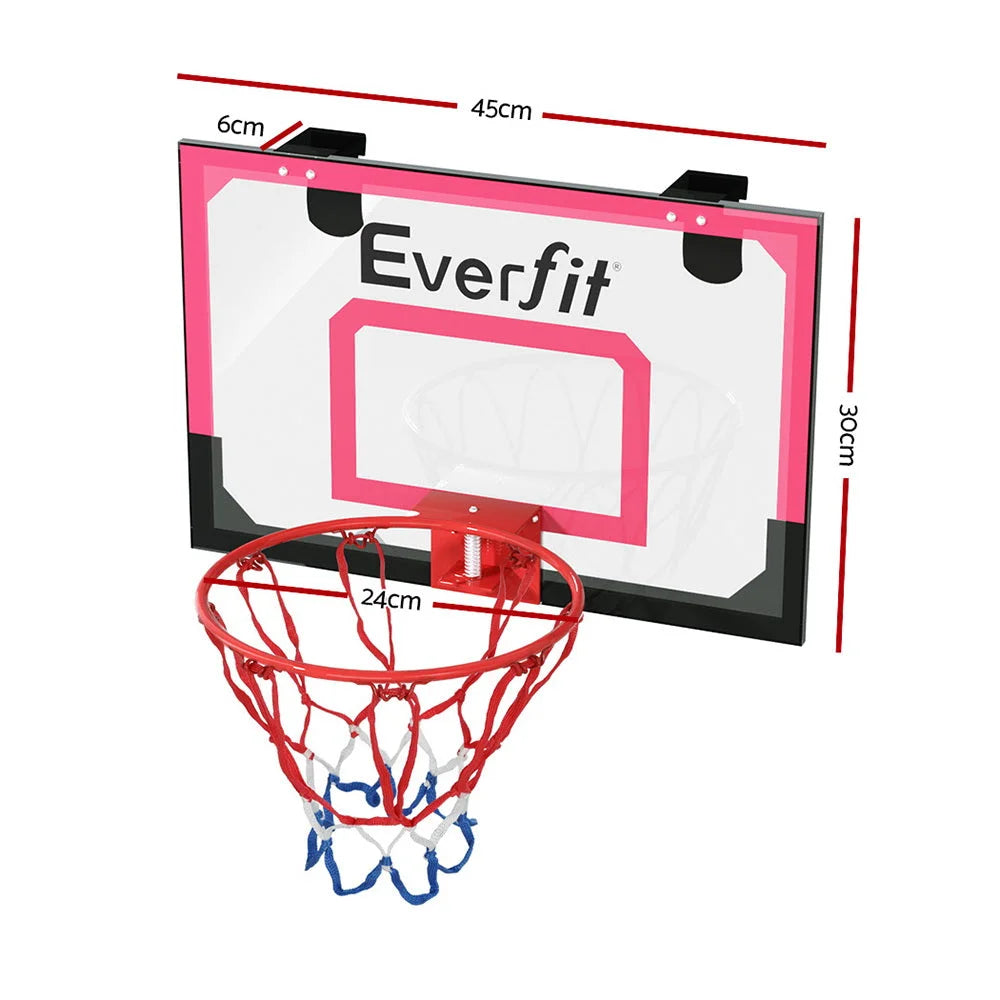 Mini Basketball Hoop 23’’ Backboard Door Wall Mounted