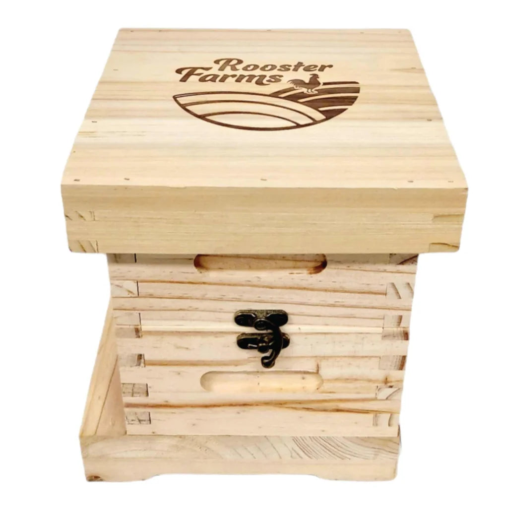 Mini Beehive Box 2 Tier - Timber Decor Apiarist Gift