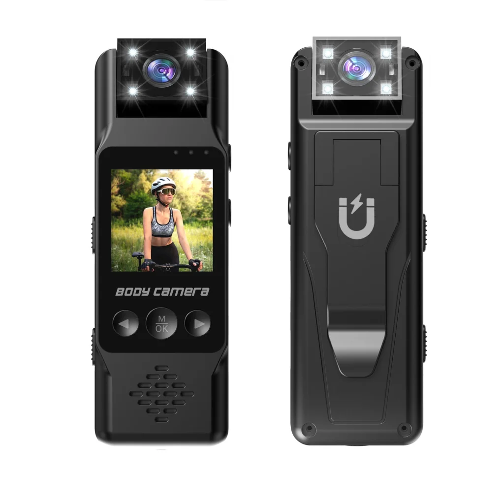 Mini Body Camera with 180 Rotatable Lens Night Vision &