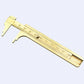 Mini Brass Sliding 100mm Vernier Caliper for Jewelry