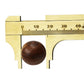 Mini Brass Sliding 100mm Vernier Caliper for Jewelry