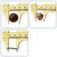 Mini Brass Sliding 100mm Vernier Caliper for Jewelry