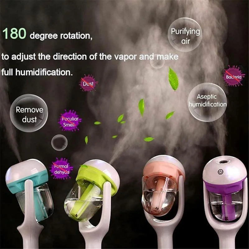 Mini Car Air Humidifier Essential Oil Diffuser Ultrasonic