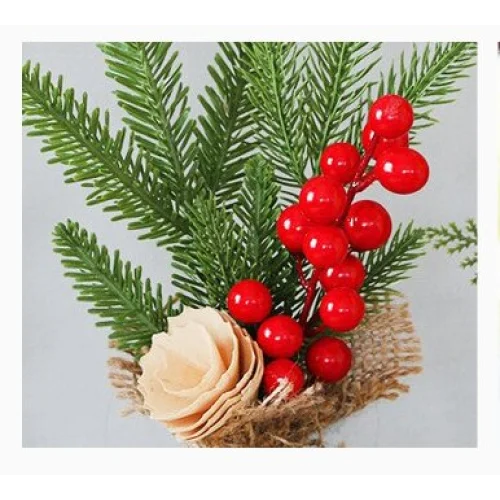 Mini Christmas Pine Tree Decoration - 10.24 Inches Tall