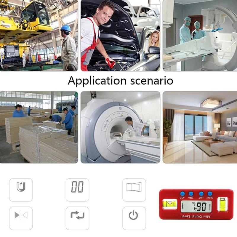 Mini Digital Magnetic Spirit Level - 100mm - Tools >