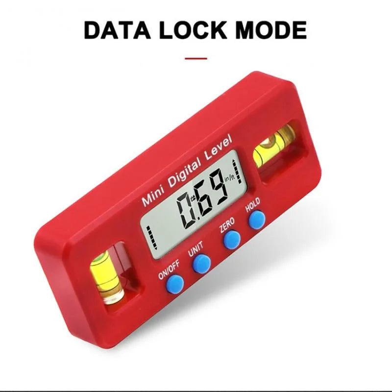 Mini Digital Magnetic Spirit Level - 100mm - Tools >