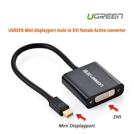Mini DisplayPort Male to DVI Female Active Converter (10448)
