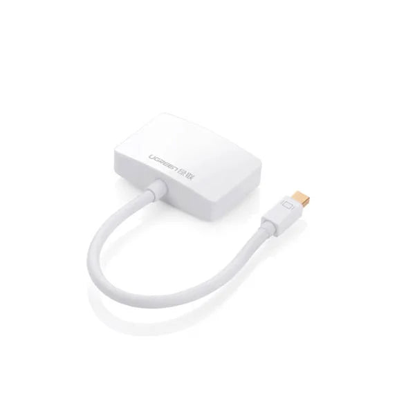 Mini DisplayPort to HDMI & VGA Dual Converter Premium ABS