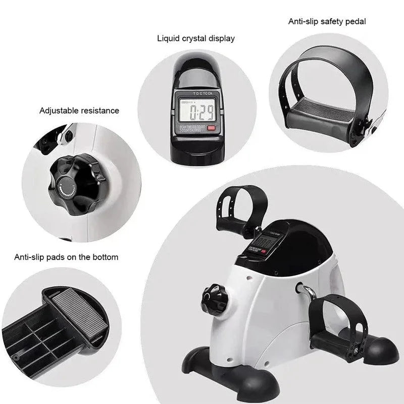 Mini Exercise Bike - Indoor Arm & Leg Trainer - Sports &