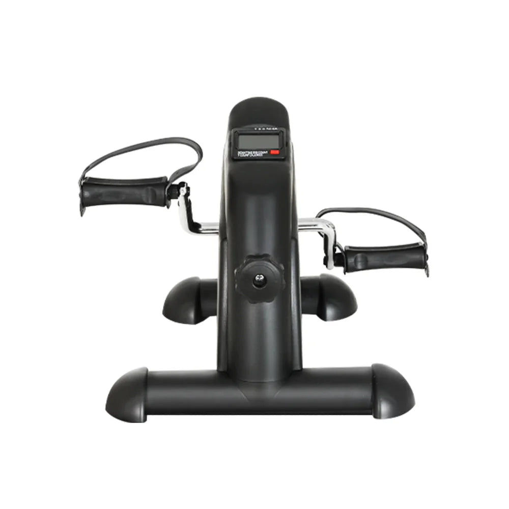 Exercise bike with exercise bike flywheel and handlebar section