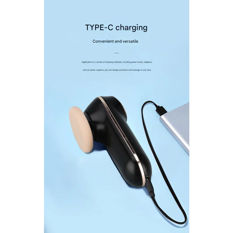 Mini Facial & Head Massager with Heat Therapy - USB-C