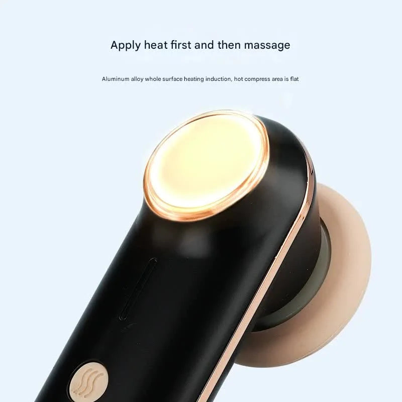 Mini Facial & Head Massager with Heat Therapy - USB-C