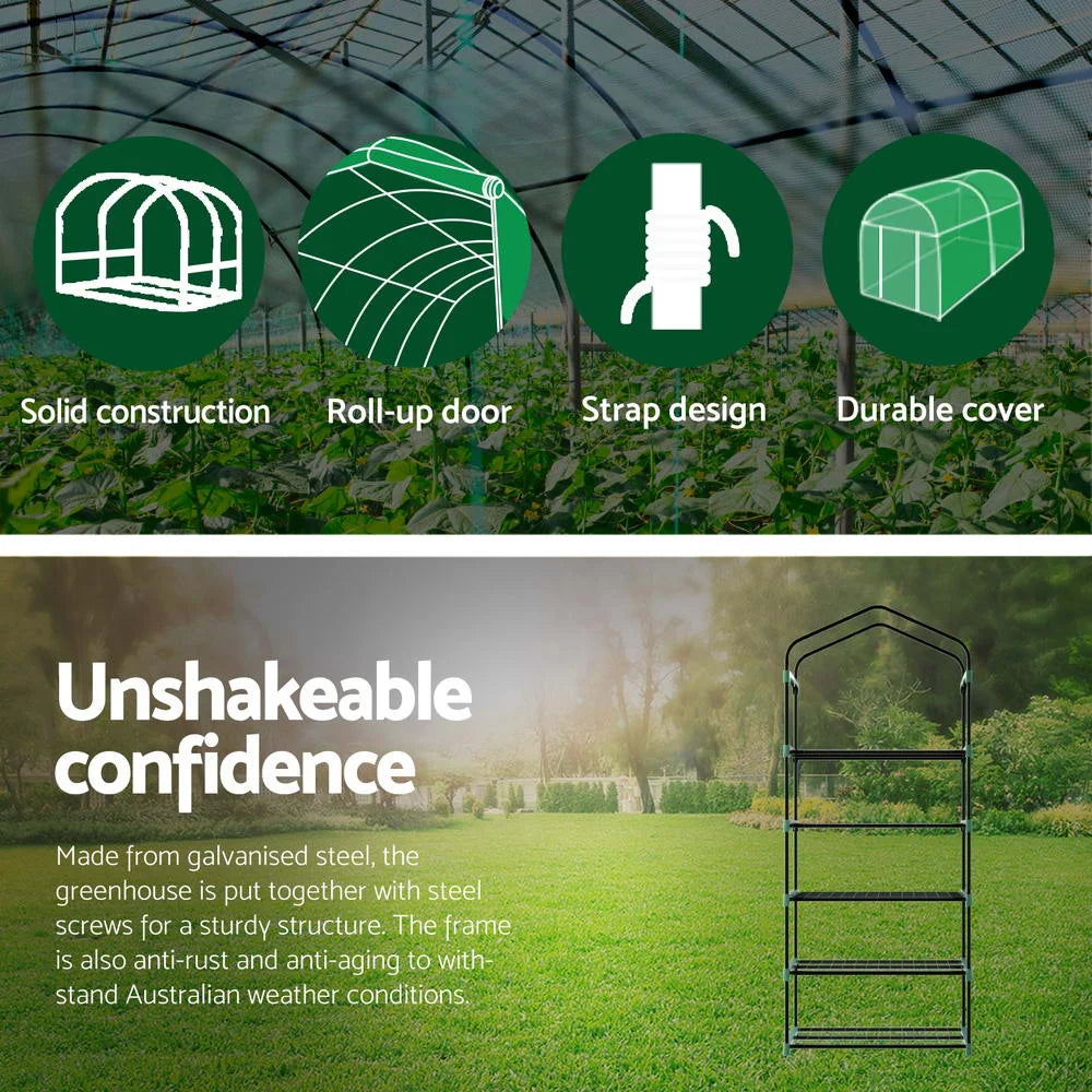 Mini Greenhouse Garden Shed Green House Tunnel Plant