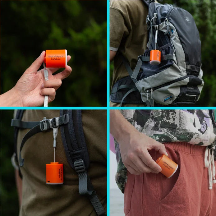 Mini Inflator Giga Pump 2.0 Portable Chargeable Outdoor Air