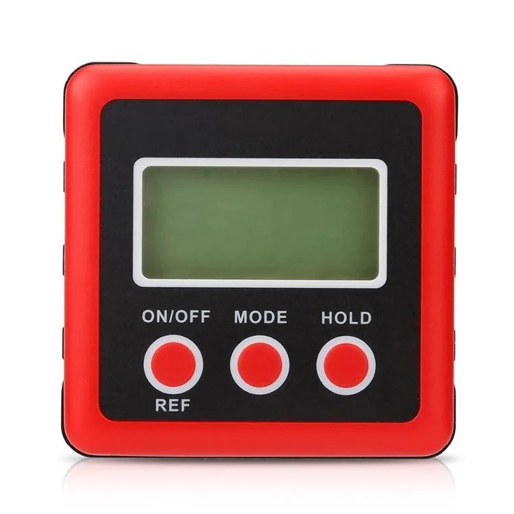 Mini Magnetic Digital Tilt Box with 3 Buttons - Red - Tools