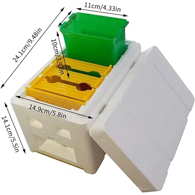 Mini Mating Box Queen Bee Rearing - Plastic Styrene Foam