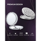 Mini Mix Diamond 1X/2X Magnifying Round Metal Pocket Makeup