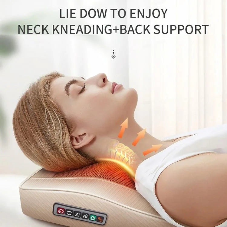 Mini Neck & Shoulder Massager Multifunctional Au Plug Black