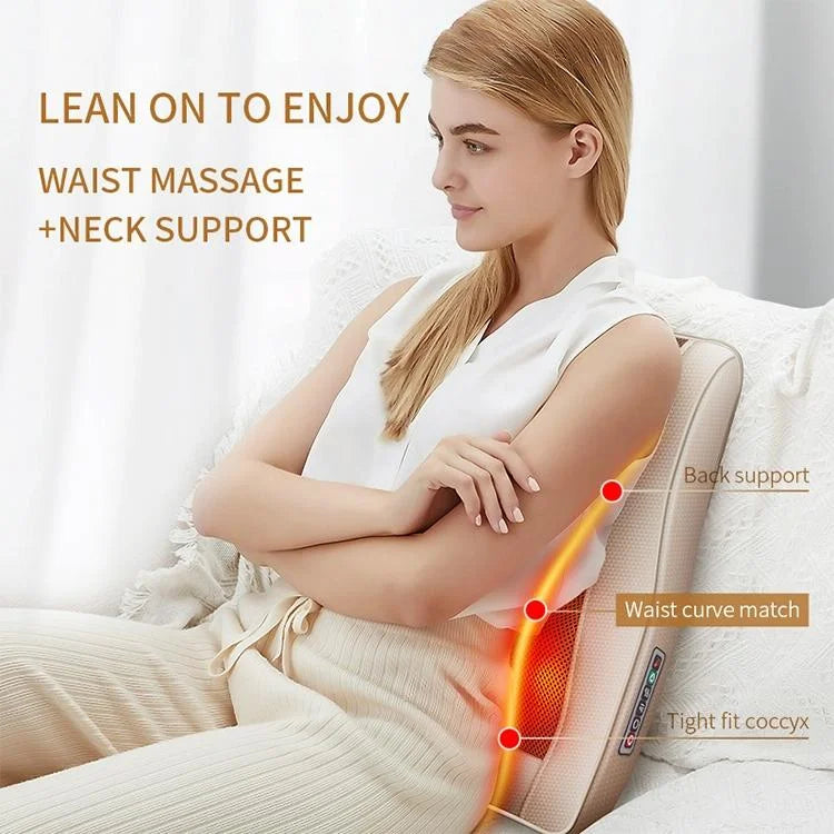 Mini Neck & Shoulder Massager Multifunctional Au Plug Black