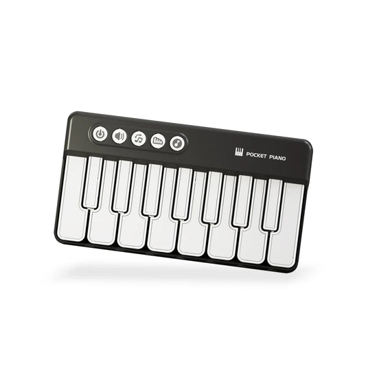 Mini Pocket Piano Electronic Keyboard - 17 Keys Multiple
