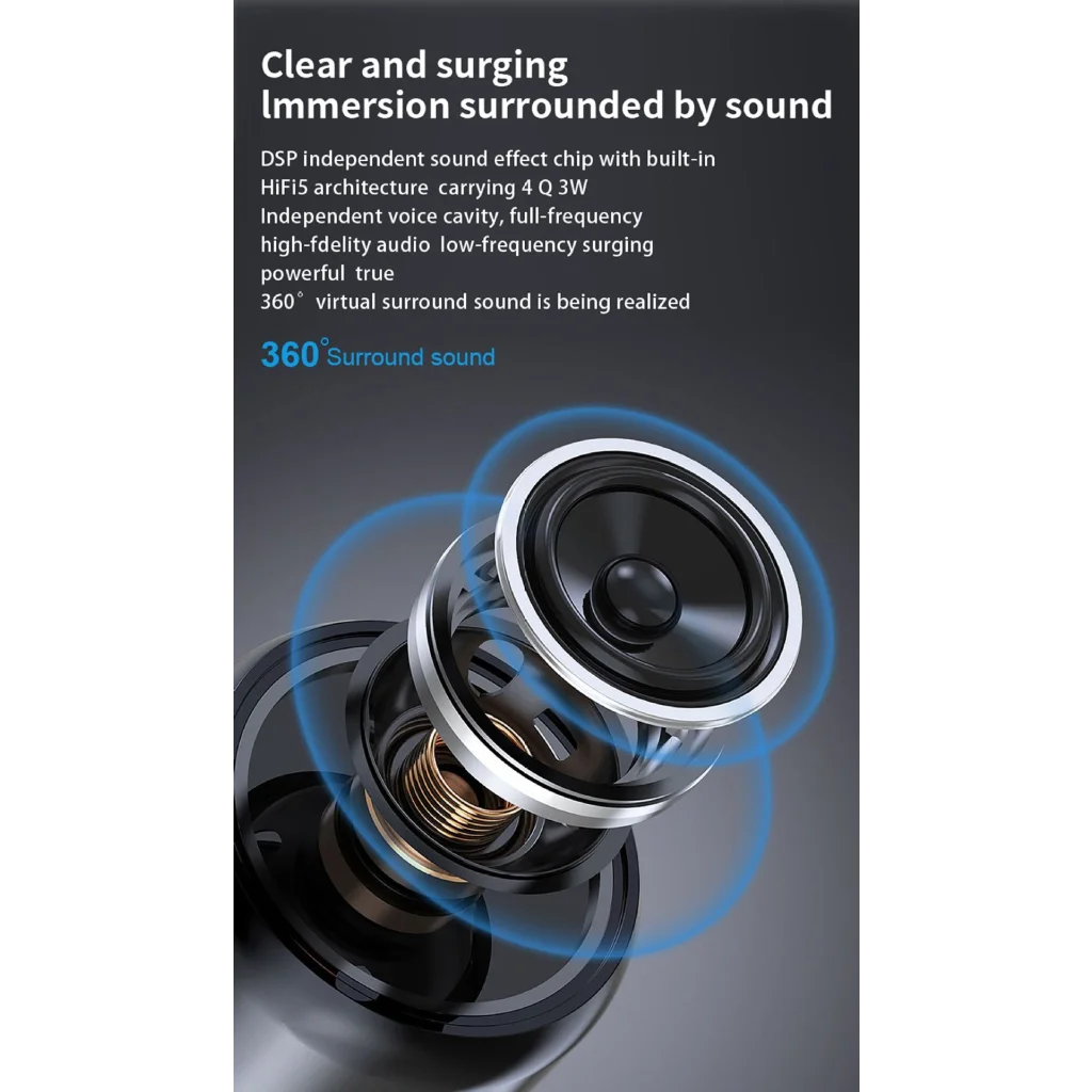 Mini Portable HD Projector with Giant Screen Display