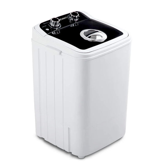 Mini Portable Washing Machine 4.6KG - Black - Washers &