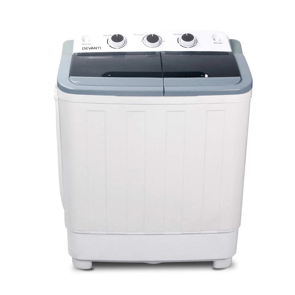 Mini Portable Washing Machine 5KG - White - Washers & Dryers