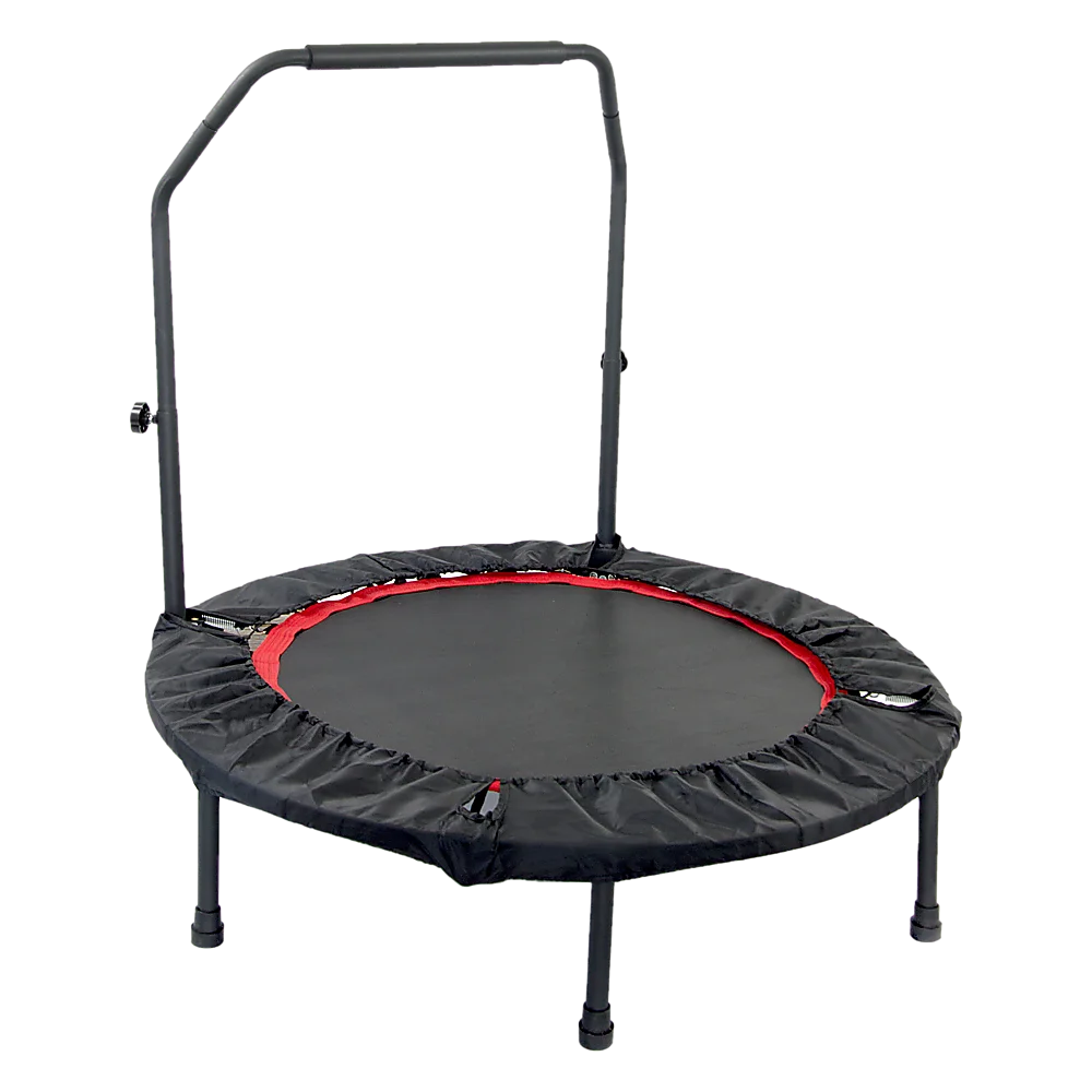 Mini Rebounder Trampoline with Handle Rail - Trampolines