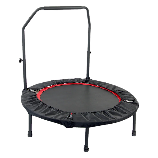 Mini Rebounder Trampoline with Handle Rail - Trampolines