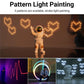 Mini Rgb Video Lamp with Magnetic Adsorption for Live