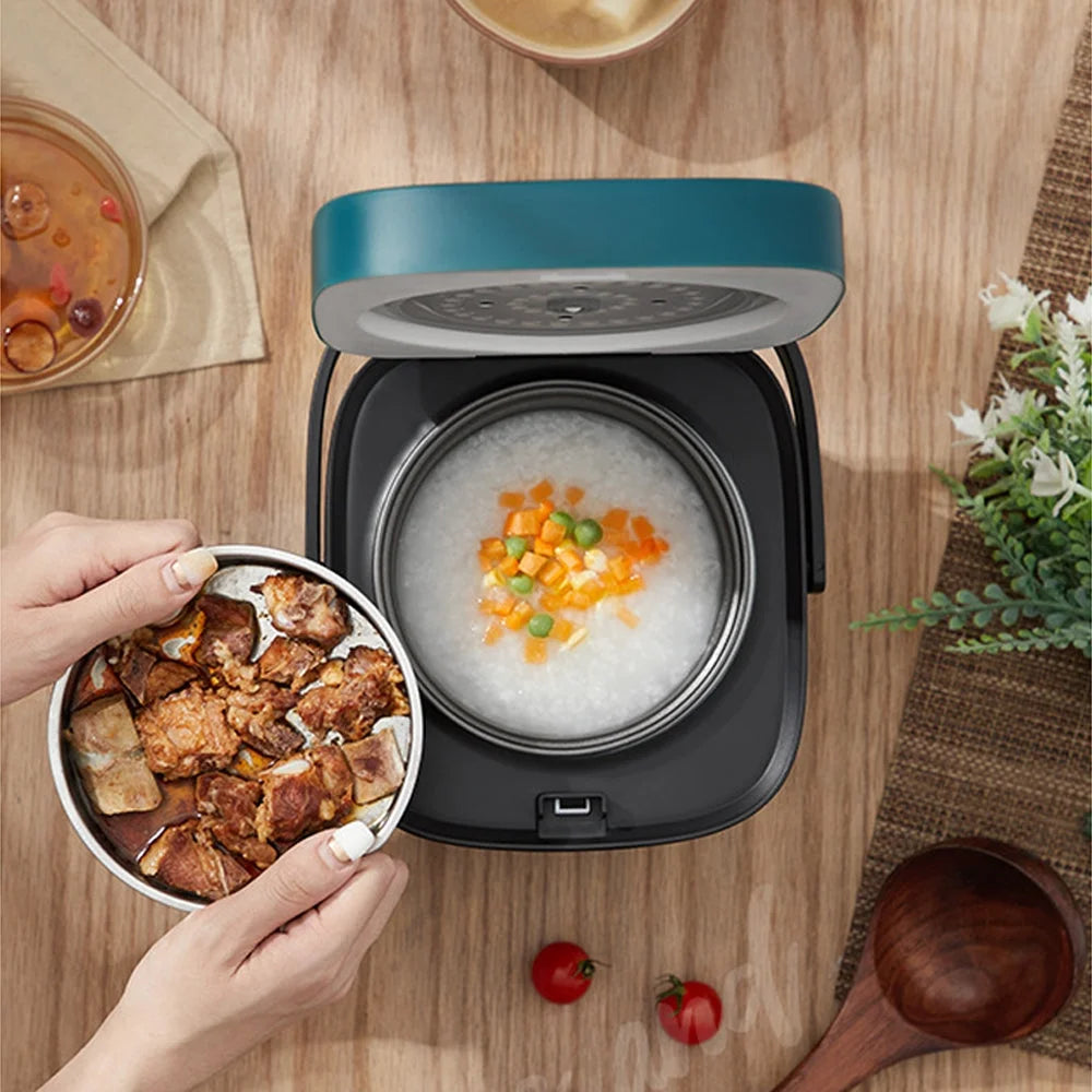 Mini Rice Cooker 1 2L Travel Size non stick