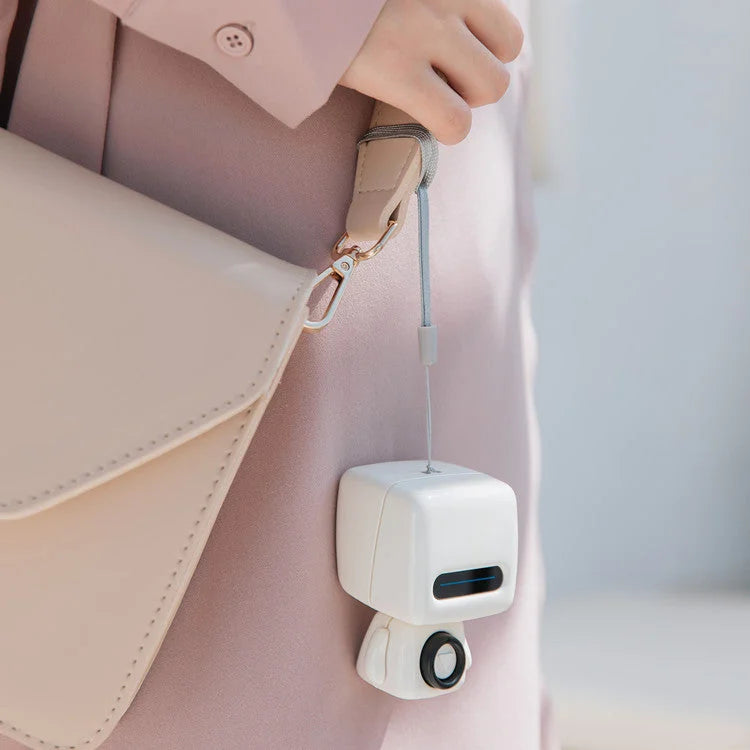Mini Robot Style Bluetooth Speaker - Portable 8-9 Hr