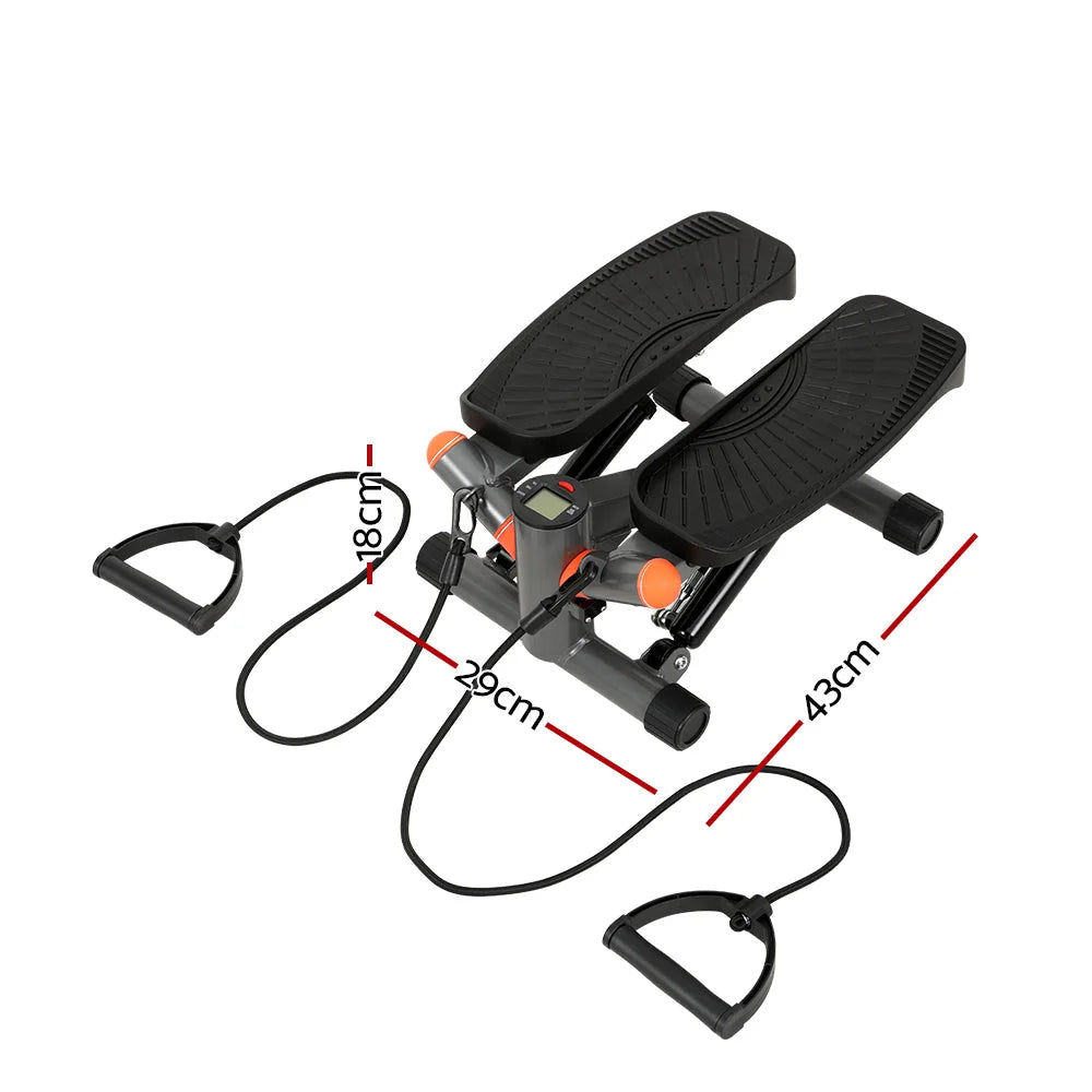 Mini Stepper Resistance Rope Aerobic Step Trainer Home Gym