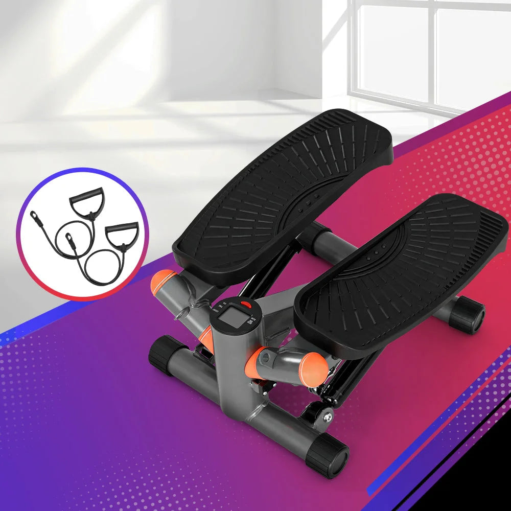 Mini Stepper Resistance Rope Aerobic Step Trainer Home Gym