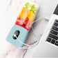 Mini USB Juice Extractor Premium Portable Rechargeable Handheld Fruit Mixer Juicer - Blue