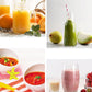 Mini USB Juice Extractor Premium Portable Rechargeable Handheld Fruit Mixer Juicer - Pink