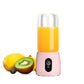 Mini USB Juice Extractor Premium Portable Rechargeable Handheld Fruit Mixer Juicer - Pink