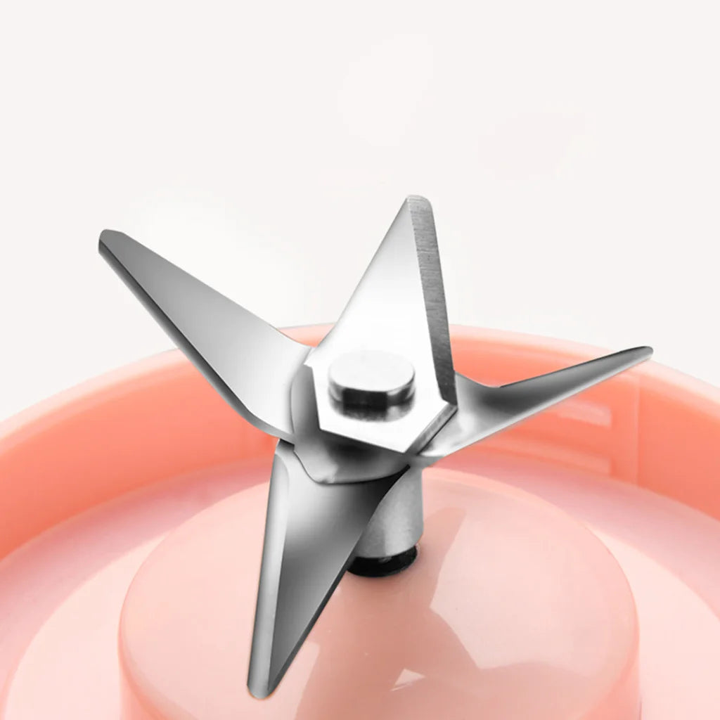 Mini USB Juice Extractor Premium Portable Rechargeable Handheld Fruit Mixer Juicer - Pink