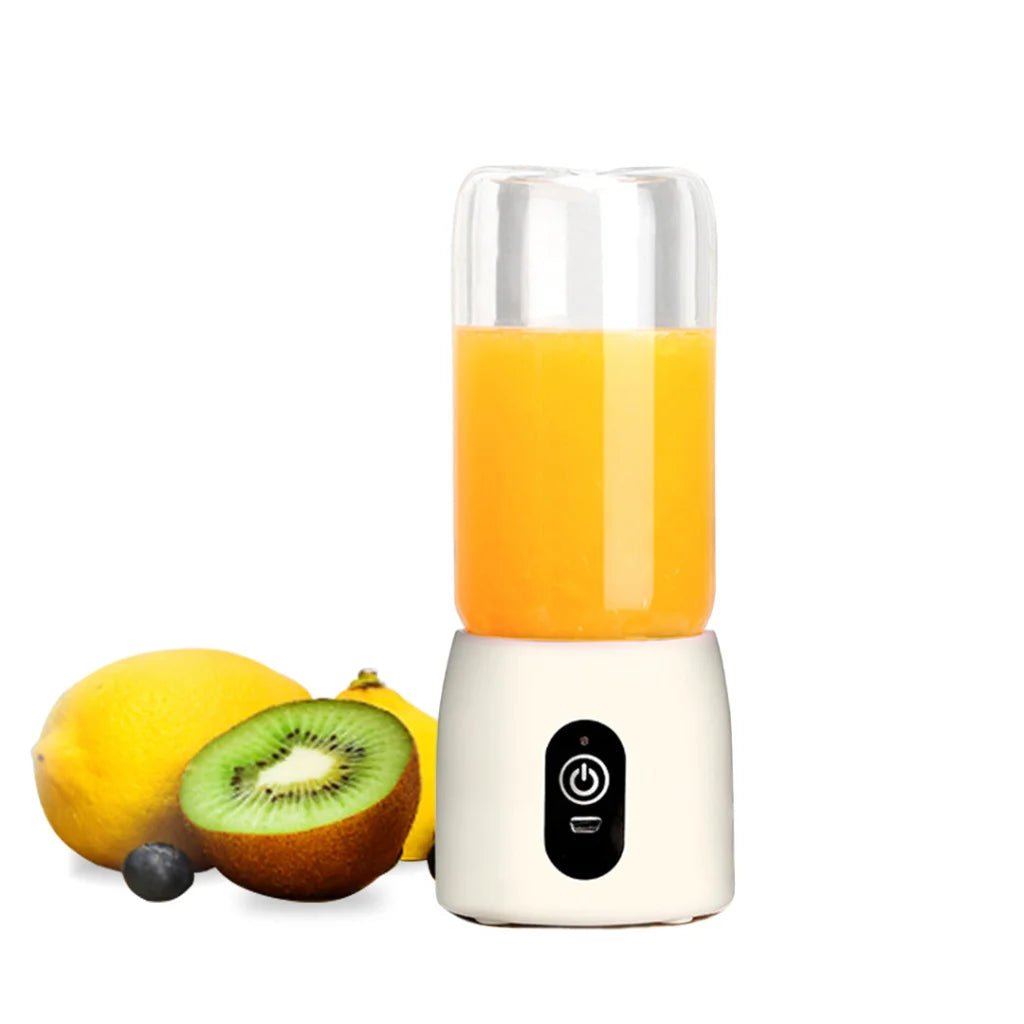 Mini USB Juice Extractor Premium Portable Rechargeable Handheld Fruit Mixer Juicer - White
