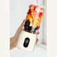 Mini USB Juice Extractor Premium Portable Rechargeable Handheld Fruit Mixer Juicer - White