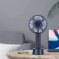 Table with mini usb rechargeable fan stand