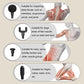 Mini Vibration Massage Gun - Brushless Grey - Health &