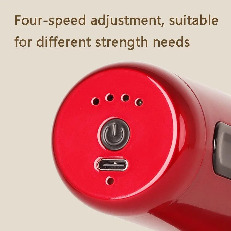 Mini Vibration Massage Gun - Brushless Grey - Health &