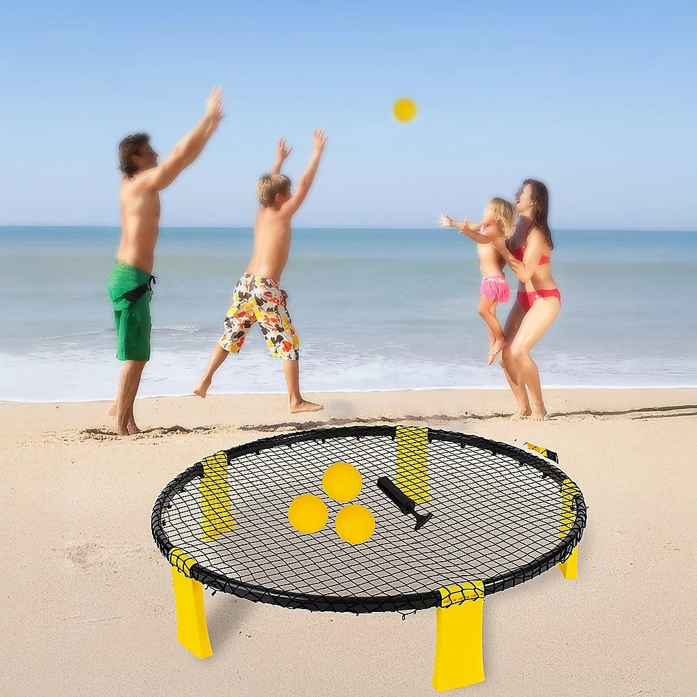 Mini Volleyball Set Outdoor Game Garden Beach Net Ball Kit