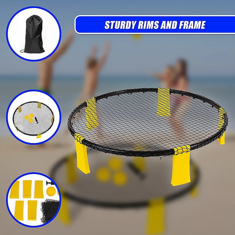 Mini Volleyball Set Outdoor Game Garden Beach Net Ball Kit