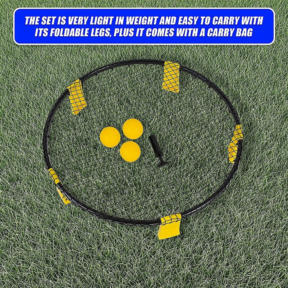 Mini Volleyball Set Outdoor Game Garden Beach Net Ball Kit