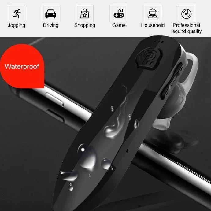 Mini Wireless Sport Bluetooth Headset - Universal Gold-1915196561739091975