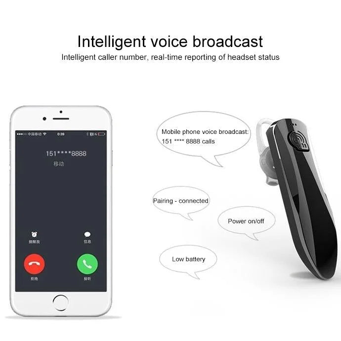 Mini Wireless Sport Bluetooth Headset Universal Gold 749